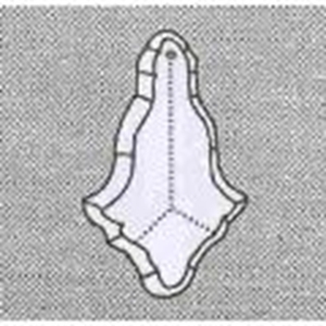 Picture of P39C  127mm Crystal Leaf 