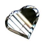 Glass Bevels Heart Shaped