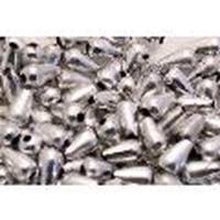 Picture of BD10CM11 10mm METALLIC SILVER cone shaped plastic beads