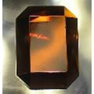 Picture of J31  25mm x 18mm Amber octagon 