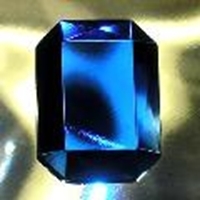 Picture of J33  25mm x 18mm Blue octagon 