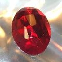 Picture of J49  30mm x 22mm Red oval 