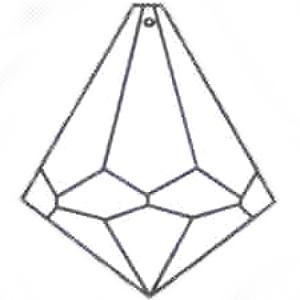 Picture of P7A Crystal  Diamond Pendants