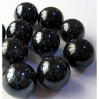 Picture of M157 16MM Shiny Black Marbles 