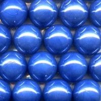 Picture of M44  25MM Blue opal shiny glass marbles