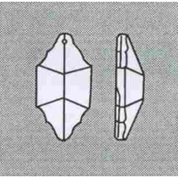 Picture of P32A  63x30mm Crystal Leaf