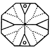 Picture of P2E  20MM octagon