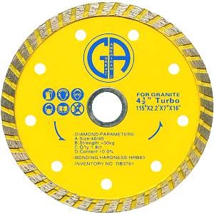 Saw Blade Circular Diamond 4" Turbo DB3761 main image