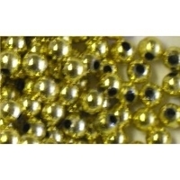 Picture of BD6RM3  6mm METALLIC GOLD round plastic beads