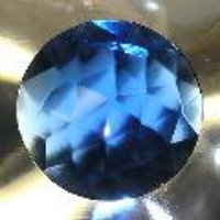 Glass Jewels 30mm Clear Round Faceted J11 main view