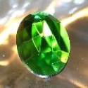 Glass Jewels 30x22mm Emerald Oval J46 main view