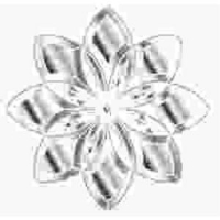  Glass Bevel Cluster C19 18x18 17pcs