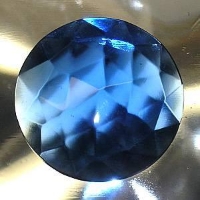 Glass Jewels 30mm Clear Round Faceted J11 alternate image