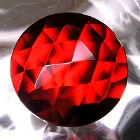  Glass Jewels 50mm Red Round J06 alternate view