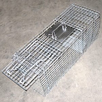 Steel Wire Collapsible Animal Trap HC2615L for Bird, Possum, Squirrel, Small Dog, Cat, Raccoon, etc. alternate main view