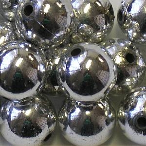 Plastic Beads 16mm Silver bd16r11 image