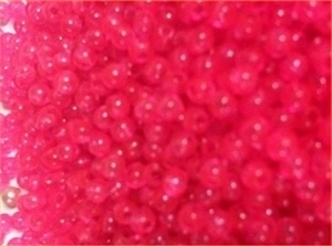 Picture of BD3R4B  3mm HOT PINK colored round plastic beads