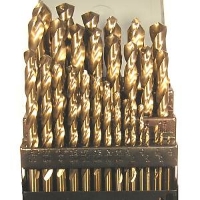 Twist Drill Bit Set H29035 HSS-CO5 closeup 