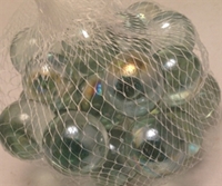 Picture of M25 25MM clear glass marbles