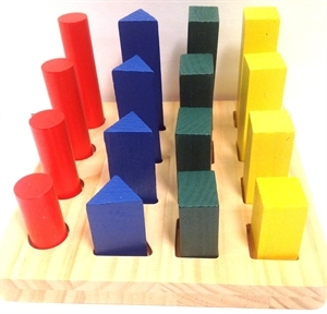 Wood Blocks with 4 shapes main view