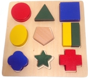 Picture of MGT5013 Wood Block Shapes Puzzle