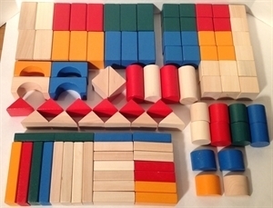 Picture of MGT5108 Wood Blocks Set 98pcs 30mm