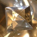 Glass Crystal 30mm Clear Square J65 main view