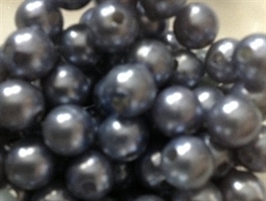 Picture of BD10R7D 10mm BLUE GRAY opaque round plastic bead