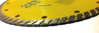  Saw Blade Circular Diamond 7" Turbo Segmented DB3768 edge view