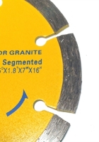 Saw Blade Circular Diamond 4" DB3776 closeup edge view