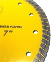 Picture of DB3767HP 7IN Hot-Pressed Turbo Saw Blade for General Purpose 