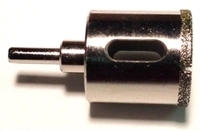 Picture of HT410  1-3/8-in or 35mm Diamond hole saw drill bit for glass, ceramic, or tile.