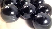 Picture of M43  25MM Black opal shiny glass marbles 