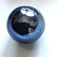 Picture of M59  16MM Black opal shiny glass marbles