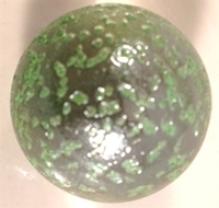 Picture of M229 25MM Transparent Clear Rolled In Colored Crushed Glass Marbles