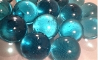 Picture of M188 16MM Transparent teal shiny marbles 