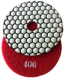 Picture of DPP28   5IN Diamond Polishing Pad 400 GRIT DRY