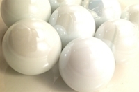 Picture of M42  25MM Off white opal shiny glass marbles