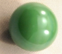 Picture of M53  16MM Pea green opal shiny glass marbles 