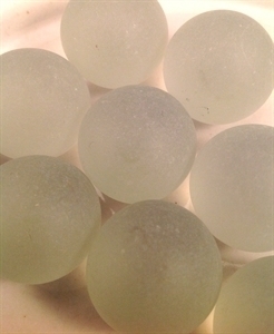 Picture of M225 25MM clear frosted glass marbles