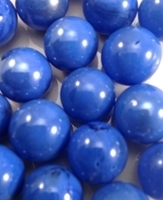 Picture of M102 11MM Porcelain Cobalt Blue Marbles 