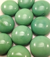 Picture of N21  14MM Pea Green Opal shiny glass gems