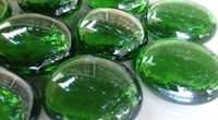 Picture of N65 30MM Green Shiny Glass Gems 