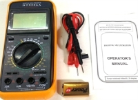 Multimeter Digital DT9206A full kit