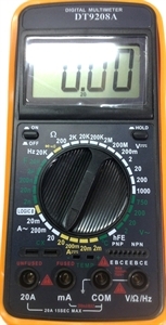 Digital Multimeter DT9208A main view