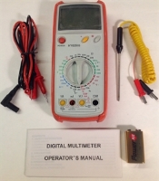 Multimeter Digital HY8200G Temperature probe Frequency  full kit