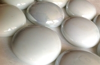 Picture of N67 30MM White Opal Glass Gems 