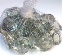 Picture of M76  Clear glass gems heart shaped 16MM thick 