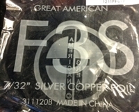 Picture of FF3S  7/32" x 100' Silver Copper Foil 1.25 mil 