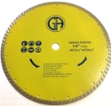 Saw Blade Circular Diamond 14" Continuous Rim Turbo DB3773 main view